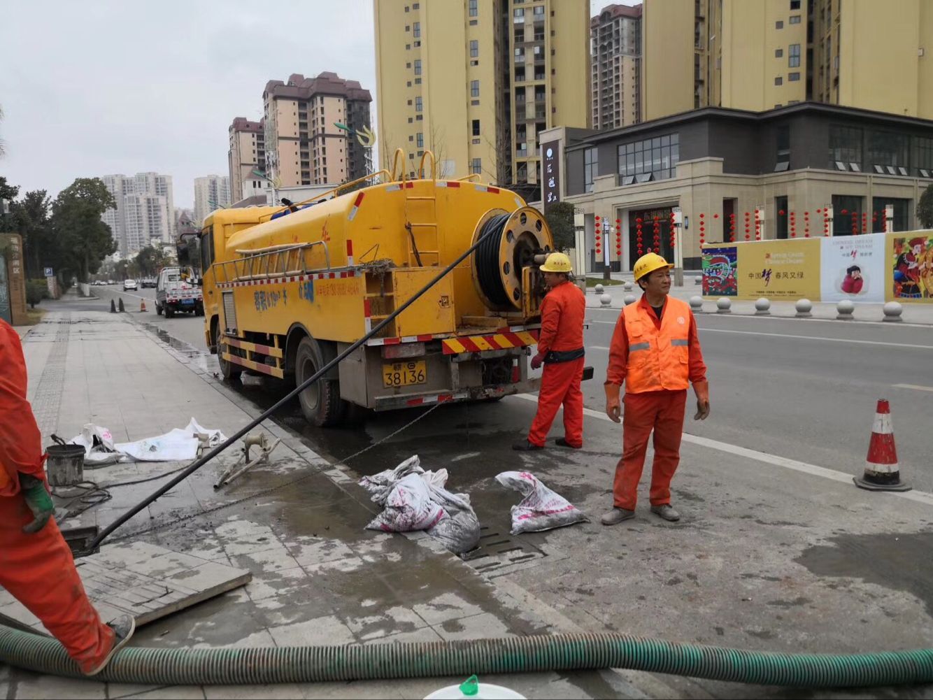 营口排污管道清淤-管道清洗